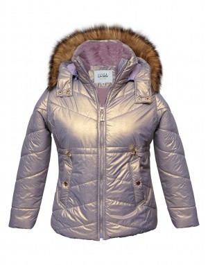 Girls Jacket Quilted Lavender